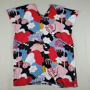 Shannon Passero Women's Abstract Print Dress O/S Rayon Artsy / Boho Casual